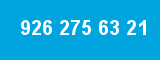 926 275 63 21 926 275 63 21